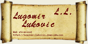 Lugomir Luković vizit kartica